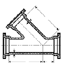 Standard Pipe Wye